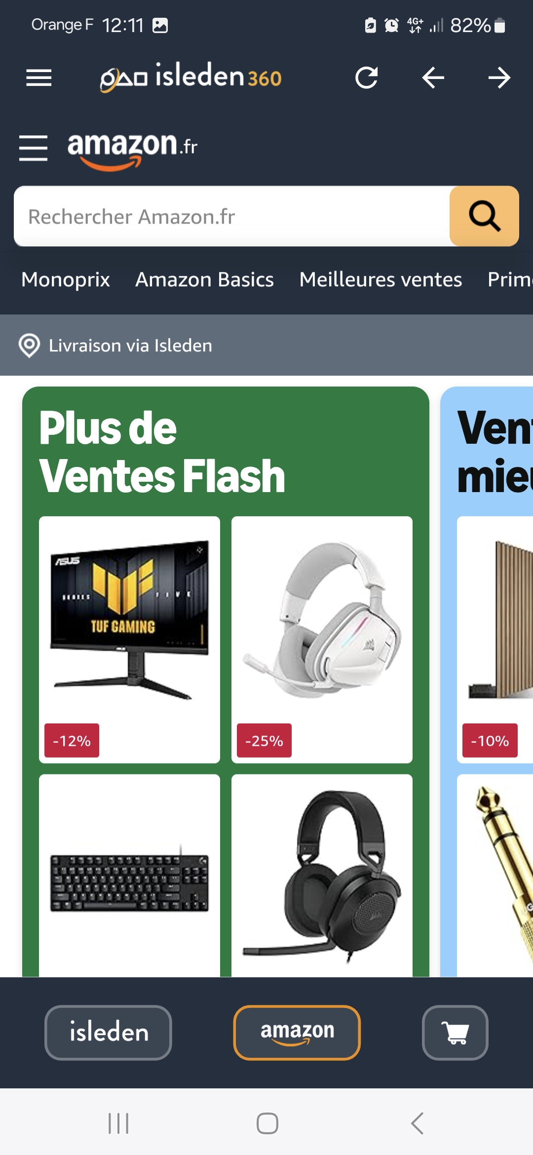 Aperçu de l’application i360